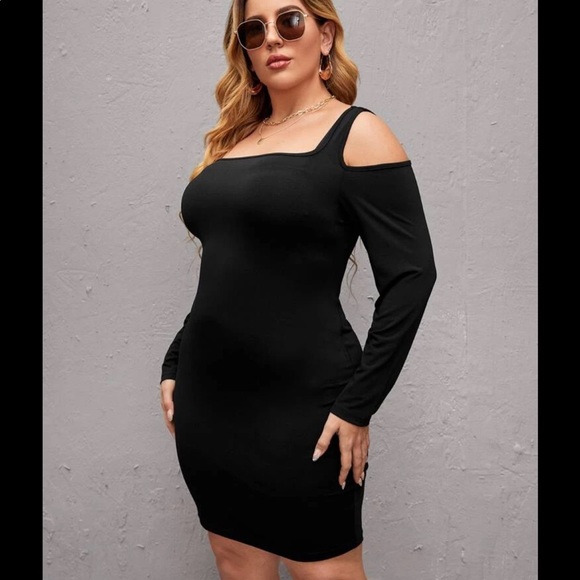 🔥2for$25🔥Cold shoulder body con dress - Picture 7 of 8